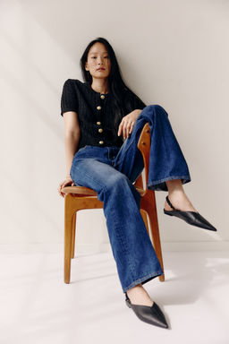 Cardigan en punto trenzado - H&m фото 3