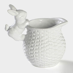 Молочник Доляна Зайка, 450 мл, цвет белый  фото 10