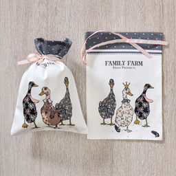 НАБОР МЕШОЧКОВ ИЗ 2-Х ШТ FAMILY FARM 20Х29СМ,100% ХЛОПОК,ГРАФИТ,ТВИЛ,ПРОПИТКА - Lefard фото 5