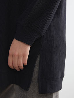 Bisiklet Yaka Dokulu Kad?n Tunik