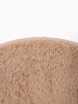 Ковер с ворсом Этель, d=120 см, бежевый  фото 2