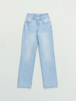 Джинсы straight с высокой посадкой / Zarina  фото 7