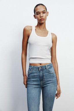 TRF SCULPT HIGH-WAIST JEANS - Zara фото 43