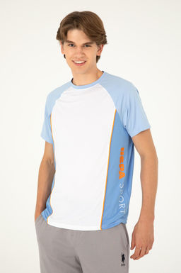 Мужская темно-синяя футболка Неожиданная скидка в корзине