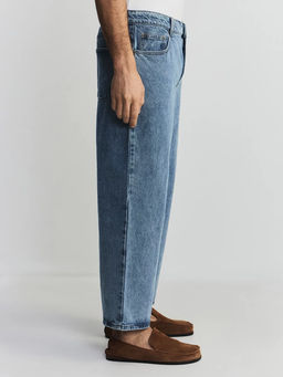 Укороченные джинсы широкие / Zarina  фото 4