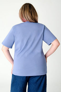 Арт. 3-1151 Футболка женская 50-58 (5 шт) Цвет:сиреневый - Калинка фото 6