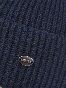 Шапка муж. каш+шерсть+виск LB-N88125 d.blue - Labbra фото 3