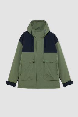 Пальто обычного кроя с капюшоном - Defacto фото 10