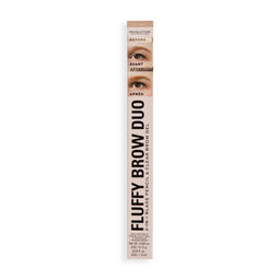 Контурный карандаш для бровей и гель для фиксации Eyebrow pencil Fluffy Brow Filter Duo, Blonde 6803656