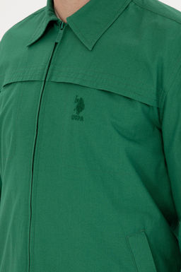 U. S. Polo Assn / Мужская зеленая рубашка с длинным рукавом - U.s. polo assn фото 14