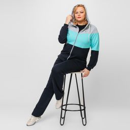 RODOS Спортивный костюм женский весна/лето М-236 Синий/Ментол/Светло-серый  фото 2