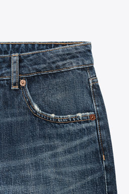 TRF WIDE-LEG LOW-RISE JEANS - Zara фото 36