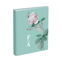 Тетрадь 120л. на кольцах "Flower art", сменный блок (ТТ5к120_лм 11359, "BG") матовая ламинация