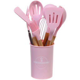 Набор кухонных принадлежностей 12шт "Felicita" розовый