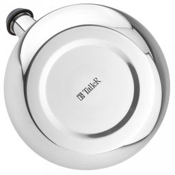 Чайник из нержавеющей стали 2,8л Brandon s0,6мм, дно д15см, s0,6мм, со свистком, зеркальная полировка снаружи, матовая внутри, пластмассовая ручка с покрытием soft-touch, TalleR (Китай) - Домашняя мода фото 5