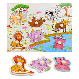 Пазл-вкладыш У озера