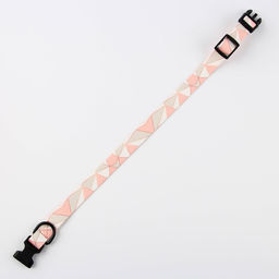 Набор Ромбы, застёжка - фастекс, поводок 2 м и ошейник 28-46 см - Пушистое счастье фото 9