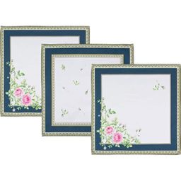 НАБОР САЛФЕТОК ИЗ 3 ШТ. ГАРДЕН 40*40 СМ. ИЗУМРУД, 100