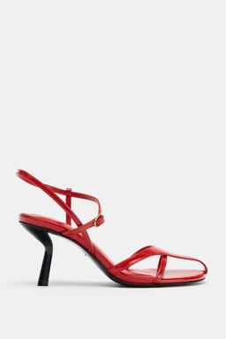 SANDALIA PIEL TIRAS LIMITED EDITION / Rojo - Zara фото 4