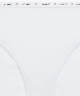 ATLANTIC 3CLP-010 Трусы спорт с высокой посадкой Sport High Leg - набор (3 шт.) белый + светло-серый меланж + светло-розовый  фото 4