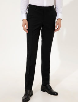 Черные зауженные брюки из ткани - Cacharel фото 2