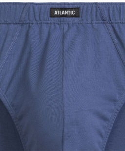 ATLANTIC 3MP-192 Трусы классика Small Check - набор 3 шт. темно-синий + голубой + деним  фото 5