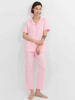 Костюм домашний женский розовый - Mark formelle фото 9