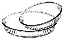 BORCAM Набор посуды для СВЧ 2 предм. (кругл. рифлен, d25+d32) арт.159022SL (1017167)