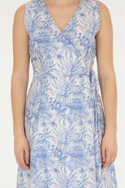 Женское синее тканое платье - U.s. polo assn фото 6