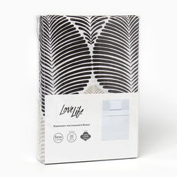 КПБ LoveLife 1.5 сп Инверсия 147*210,150*215,50*70 -1 шт,100% хлопок,бязь 120 г/м2  фото 11