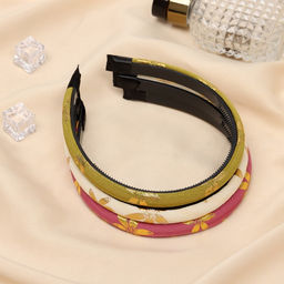 Цена за 3 шт. Ободок для волос «Ширли», цветы, 1 см, МИКС