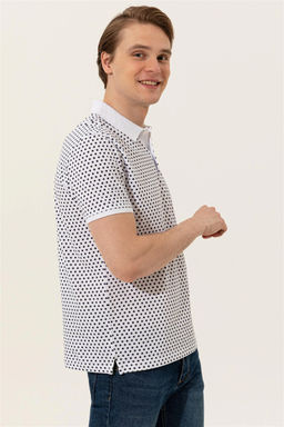 U. S. Polo Assn Мужская темно-синяя футболка с воротником-поло - U.s. polo assn фото 9