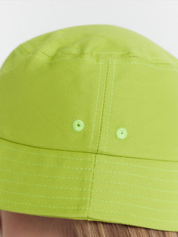 Панама детская для девочек в лаймово-желтом цвете - Mark formelle фото 5
