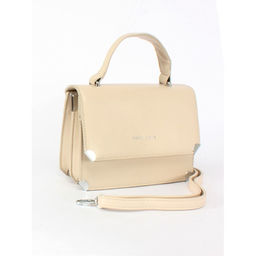 Сумка женская искусственная кожа Ch&K-8659, 2отд, плечевой ремень, бежевый SALE 255070