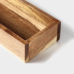 Лоток для подачи столовых приборов Magistro Tropical 25×8×4 см, акация