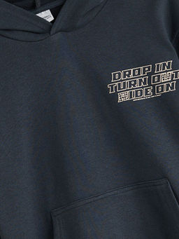 Kap??onlu Erkek ?ocuk Sweatshirt