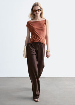 Top de punto con tirantes retorcidos - H&m фото 5