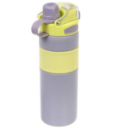 Термос 800мл "Фитнесс", цвет серый