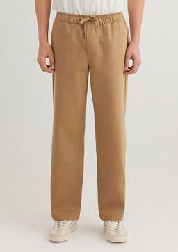 Beli Bagc?kl? Bej Pantolon - Mavi фото 4