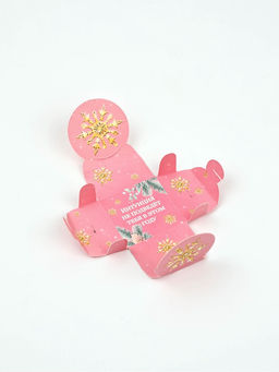 Свечи чайные, новогодний набор 4 шт., 4 см