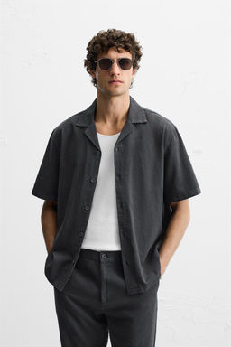 COTTON - LINEN SHIRT - Zara фото 2