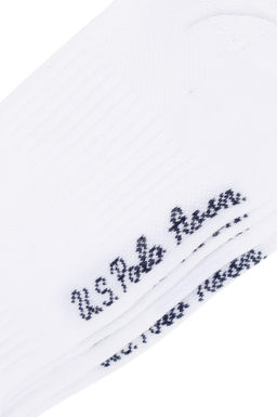 Женские белые носки-двойки Неожиданная скидка в корзине - U.s. polo assn фото 3