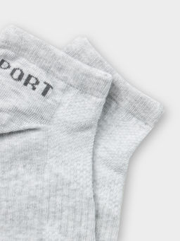 Носки Mark Formelle женские спортивные хлопок с эластаном серые набор 5 пар  фото 8