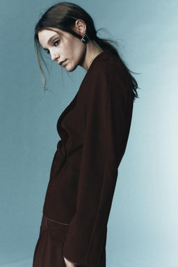 LIMITED EDITION DRAPED FEATHER SHIRT - Zara фото 5