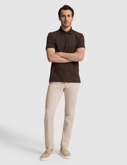 Bej Slim Fit Pamuk Kar___ml_ Kanvas Pantolon