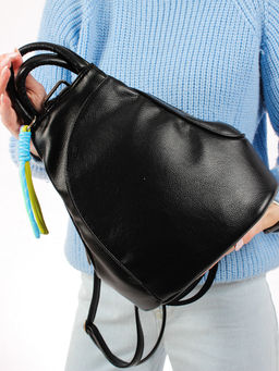 LACCOMA рюкзак Кэрри-L815-черный эко кожа хлопок