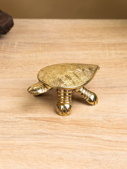 Шкатулка «Черепаха в ромбики», 10×6×3 см, латунь