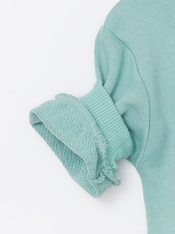 Bisiklet Yaka Uzun Kollu Bask?l? Erkek Bebek Sweatshirt - Waikiki фото 2