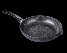 Сковорода 240/55мм с пластиковой ручкой с крышкой с2411аг