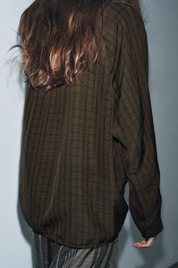 ZW COLLECTION CHECK SHIRT - Zara фото 3